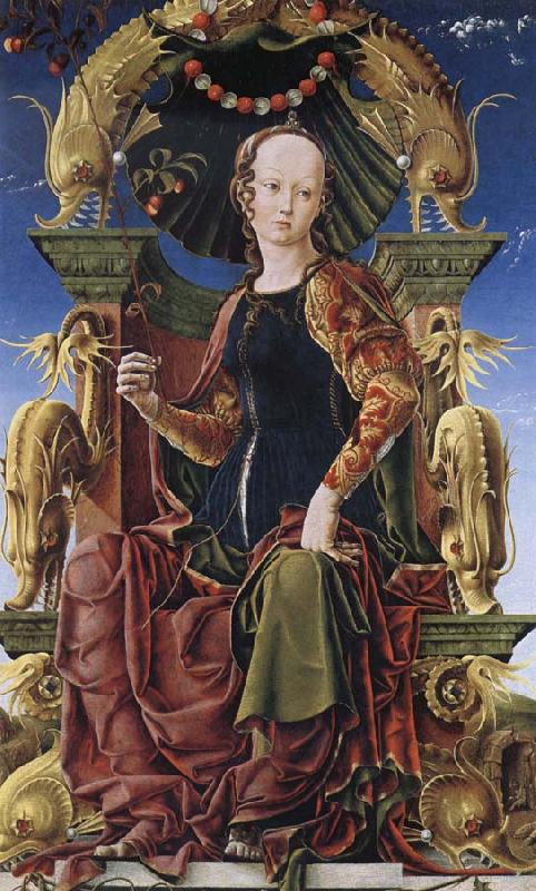 Cosimo Tura The Muse Erato oil painting picture